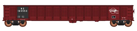 Intermountain Railway 6507006 N Scale 52'6" Corrugated-Side Gondola - Ready to Run - Value Line -- Norfolk Southern (Ex-MP, Boxcar Red, Eagle Buzz Saw Logo)