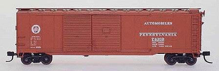 Intermountain Railway 65613 N Scale AAR 50' Standard Double-Door Boxcar - Ready to Run -- Pennsylvania Railroad (Boxcar Red w/white lettering & circle keystone herald)