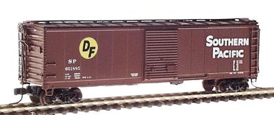 Intermountain Railway 65905 N Scale 50' AAR Single-Door Boxcar - Assembled -- Southern Pacific (Boxcar Red w/white Lettering & yellow "DF" Logo)