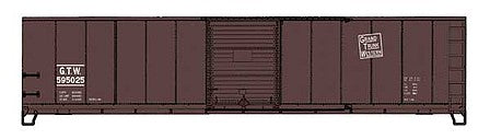 Intermountain Railway 65907 N Scale 50' AAR Standard Single-Door Boxcar - Ready to Run -- Grand Trunk Western (Boxcar Red, Small Rectangle Logo)