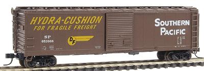 Intermountain Railway 65921 N Scale 50' Single Door Boxcar - Assembled -- Southern Pacific "Hydra-Cushion" (Boxcar Red w/yellow & white markings)
