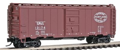 Intermountain Railway 66020 N Scale 40' 12-Panel Boxcar - Ready to Run -- Spokane, Portland & Seattle (As-Delivered, Boxcar Red, Oval Logo)