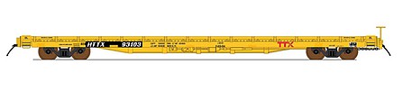Intermountain Railway 66423 N Scale 60' Wd Dk Flat HTTX