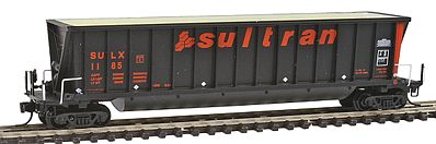 Intermountain Railway 67103 N Scale Bathtub Coal Gondola - Ready to Run -- Sultran SULX (black, orange, Large Lettering)