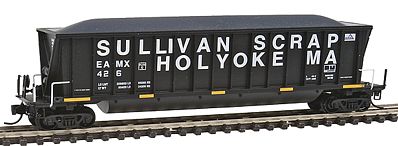 Intermountain Railway 67109 N Scale Bathtub Coal Gondola - Ready to Run -- Everest Railcar Services (EAMX) (black, yellow Conspicuity Markings)