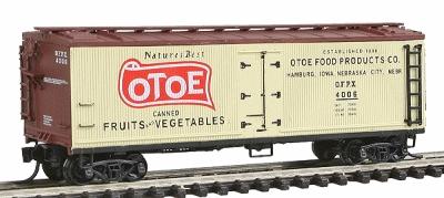 Intermountain Railway 67723 N Scale Fruit Growers Express Wood Refrigerator Car - Ready to Run -- OTOE Food Products Co.