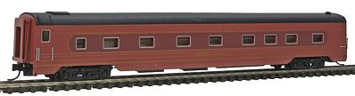 Intermountain Railway 6803 N Scale Pullman-Standard 4-4-2 Sleeper - Ready to Run - Centralia Car Shops -- Pennsylvania Railroad (Fleet of Modernism, Tuscan, black, yellow)