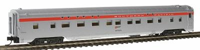 Intermountain Railway 6806 N Scale Pullman-Standard 4-4-2 Sleeper - Ready to Run - Centralia Car Shops -- Southern Pacific (silver, red, Sunset Logo)