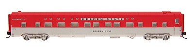 Intermountain Railway 6807 N Scale Pullman-Standard 4-4-2 Sleeper - Ready to Run - Centralia Car Shops -- Rock Island (Golden State Limited, red silver)