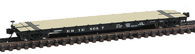 Intermountain Railway 68703 N Scale AAR 53' 6" 70-Ton Flatcar - Ready to Run -- Erie (black)