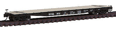 Intermountain Railway 68707 N Scale AAR 53' 6" 70-Ton Flatcar - Ready to Run -- Detroit, Toledo & Ohio (black)