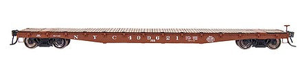 Intermountain Railway 68708 N Scale AAR 53' 6" 70-Ton Flatcar - Ready to Run -- New York Central (Boxcar Red)
