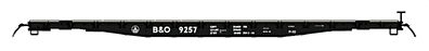 Intermountain Railway 68718 N Scale AAR 53' 6" 70-Ton Flatcar - Ready to Run -- Baltimore & Ohio (black)