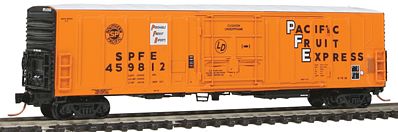Intermountain Railway 68813 N Scale R-70-20 Mechanical Reefer - Ready to Run -- Pacific Fruit Express SPFE (orange, white, black, Perishable Freight Logo)