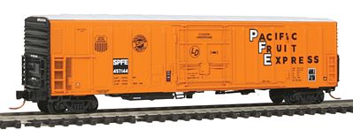 Intermountain Railway 68825 N Scale R-70-20 Mechanical Reefer w/Keystone Underframe & Early Roof - Ready to Run -- Southern Pacific Fruit Express SPFE (Restencil, orange, black Number Field)