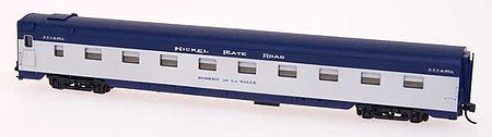 Intermountain Railway 6886 N Scale Pullman-Standard 18 Room Roomette - Ready to Run - Centralia Car Shops -- Nickel Plate Road (silver, blue)