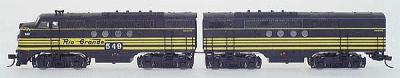 Intermountain Railway 69005 N Scale Regal Line EMD Diesel FT A-B Set Powered - Assembled -- Rio Grande - Original