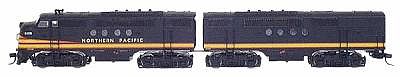 Intermountain Railway 69010D N Scale EMD FT A-B Set w/DCC -- Northern Pacific (black, yellow)