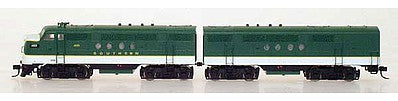 Intermountain Railway 69016D N Scale EMD FT A-B Set w/DCC -- Southern Railway (green, aluminum)