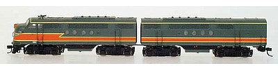 Intermountain Railway 69017S N Scale EMD FT A-B Set w/LokSound & DCC -- Milwaukee Road (As-Delivered, orange, gray)