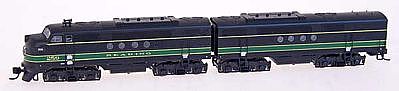 Intermountain Railway 69023D N Scale EMD FT A-B Set w/DCC -- Reading (black, green)