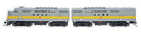 Intermountain Railway 69031 N Scale EMD FT A-B Set - Standard DC -- New York, Ontario & Western (gray, yellow)