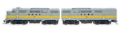 Intermountain Railway 69031D N Scale EMD FT A-B Set w/DCC -- New York, Ontario & Western (gray, yellow)