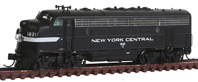 Intermountain Railway 69230 N Scale EMD F7A - Standard DC -- New York Central (black, Cigar Band Logo)