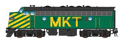 Intermountain Railway 69292 N Scale EMD F7A - Standard DC -- Missouri-Kansas-Texas (green, yellow, black)
