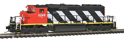 Intermountain Railway 69301 N Scale EMD/GMDD SD40-2W - Standard DC -- Canadian National (black, white, red, Large Hood Stripes)