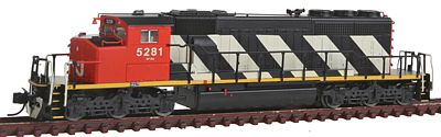 Intermountain Railway 69306 N Scale EMD/GMDD SD40-2W No Dynamics/No Snow Shields - Standard DC -- Canadian National (black, white, red, Large Hood Stripes)