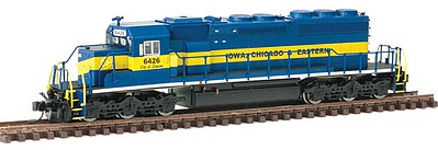 Intermountain Railway 69324S N Scale EMD SD40-2 w/LokSound & DCC -- Iowa, Chicago & Eastern (blue, yellow, black)