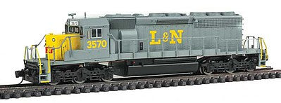 Intermountain Railway 69329S N Scale EMD SD40-2 w/LokSound & DCC -- Louisville & Nashville (gray, yellow)
