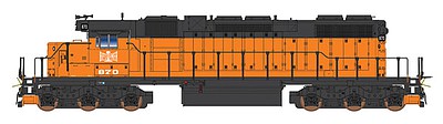 Intermountain Railway 693305S N Scale EMD SD38-2 w/LokSound & DCC -- Bessemer & Lake Erie (orange, black)