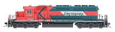 Intermountain Railway 69330D N Scale EMD SD40-2 w/DCC -- Ferromex (orange, green, white)