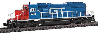 Intermountain Railway 69331S N Scale EMD SD40-2 w/LokSound & DCC -- Grand Trunk Western (blue, red, white)