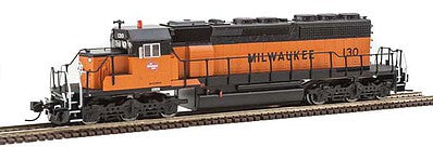 Intermountain Railway 69338 N Scale EMD SD40-2 - Standard DC -- Milwaukee Road (Late Hiawatha Scheme, orange, black)