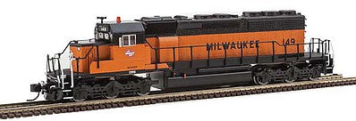 Intermountain Railway 69338S N Scale EMD SD40-2 w/LokSound & DCC -- Milwaukee Road (Late Hiawatha Scheme, orange, black)