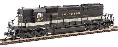 Intermountain Railway 69341S N Scale EMD SD40-2 High Hood w/LokSound & DCC -- Southern Railway (Tuxedo, black, white, gold)