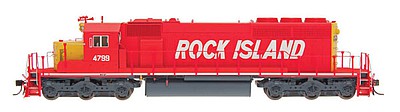 Intermountain Railway 69345S N Scale EMD SD40-2 No Dynamic Brakes w/LokSound & DCC -- Rock Island (red, yellow, white, Billboard Lettering)