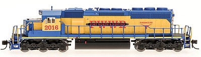 Intermountain Railway 69358D N Scale EMD SD40-2 w/DCC -- Fort Worth & Western (yellow, blue, red)