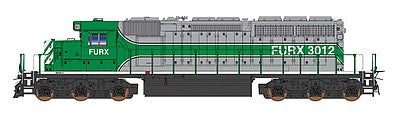 Intermountain Railway 69378S N Scale EMD SD40-2 w/LokSound & DCC -- First Union Rail FURX (silver, green)