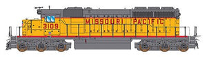 Intermountain Railway 69385D N Scale EMD SD40-2 w/DCC -- Union Pacific (Armour Yellow, gray, red, Missouri Pacific Lettering)