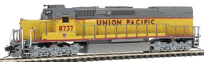 Intermountain Railway 69406 N Scale EMD SD40T-2 Tunnel Motor - Standard DC -- Union Pacific (Armour Yellow, gray, red)