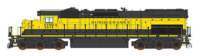 Intermountain Railway 69410 N Scale EMD SD40T-2 Tunnel Motor - Standard DC -- New York, Susqehanna & Western (yellow, black)