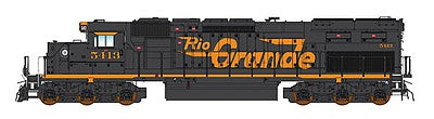 Intermountain Railway 69429S N Scale EMD SD40T-2 Tunnel Motor w/LokSound & DCC -- Wheeling & Lake Erie (ex-DRGW, black, Aspen Gold)