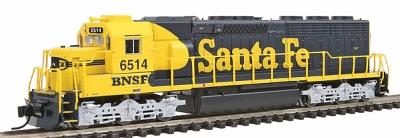 Intermountain Railway 69555 N Scale EMD SD45-2 - Standard DC -- Burlington Northern Santa Fe (Patched Warbonnet, blue, yellow)