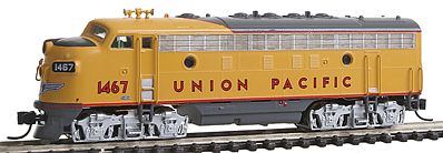 Intermountain Railway 69703 N Scale EMD F7B - Standard DC -- Union Pacific (Armour Yellow & Harbor Mist Gray)