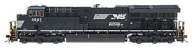 Intermountain Railway 697105 N Scale GE ET44 Tier 4 GEVO - Standard DC -- Norfolk Southern (black, white, Horse Head Logo)