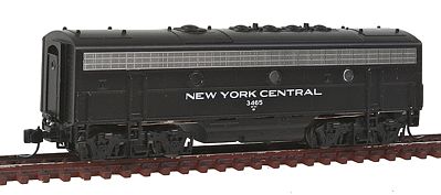 Intermountain Railway 69730 N Scale EMD F7B - Standard DC -- New York Central (black, Cigar Band Logo)